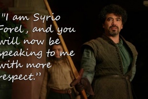 Syrio Forel - Respect - Game of Thrones